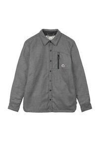 Picture Organic Coltone Shirt Men's Button Up Shirt, Grey Melange, X-Large - Picture 1 of 2