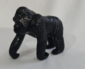 Black Gorilla Jungle 1.75" wild animal safari play figurine - Picture 1 of 7
