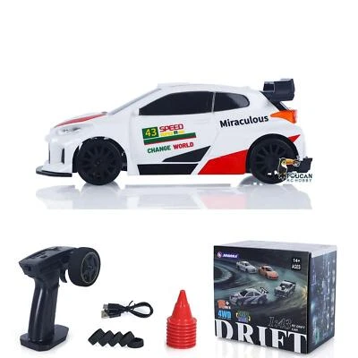 1/43 High Speed RC Racing Car 4WD Radio Control Drift Vehicle RTR Mini Car Toy - Image 1 of 4