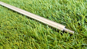 Front Roller Shaft (ss304) fits 17" Scott Bonnar 45 Cylinder Mowers A454301 - Picture 1 of 5