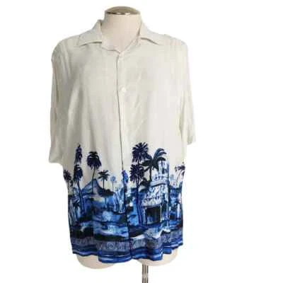 Axcess Hawaiian shirt Rayon size Large - Image 1 of 4