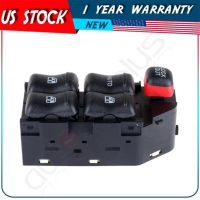 Interruptor de ventana maestro para Chevrolet Malibu 3,1 L 1997-2003 lado del conductor delantero izquierdo Foto 1 de 4