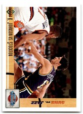 1991-92 Upper Deck K. Johnson vs. Stockton Phoenix Suns/Utah Jazz #32