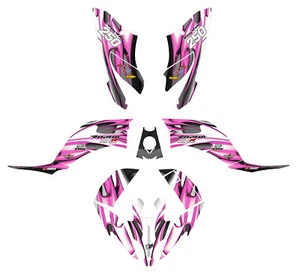 Yamaha Raptor 250 R graphics kit 24 mil thick FREE custom service #1500 Pink - Picture 1 of 12