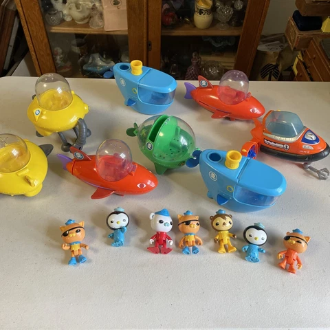 Octonauts Figures and  Vehicles Lot Cover