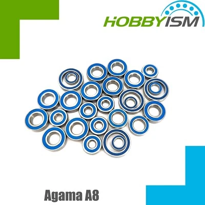Agama A8 Evo Rubber Bearing Set ABEC-3 - Image 1 of 3