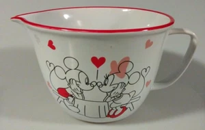 Disney Mickey Mouse Minnie Mouse Love Mickey Large Ceramic Pitcher - FAST SHIP - Picture 1 of 8