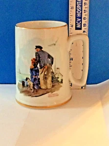 Norman Rockwell Museum -4 Inch Coffee / Tea Mug -1985 -“Looling Out To Sea”-Mint - Picture 1 of 5