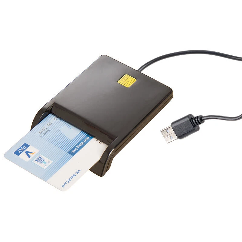 Xystec USB-Chipkarten-Leser & Smartcard-Reader, HBCI-fähig für Homebanking - Bild 1 von 4
