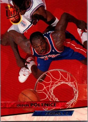 1993-94 Ultra Detroit Pistons #59 Olden Polynice - Image 1 of 2