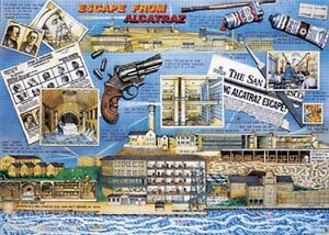 Jigsaw puzzle Maze Escape from Alcatraz 1000 piece NEW