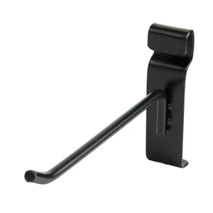 Ganchos de pared SSWBasics 6" - Paquete de 25 ganchos de pared de rejilla de alambre negro - Duraderos - Imagen 1 de 2