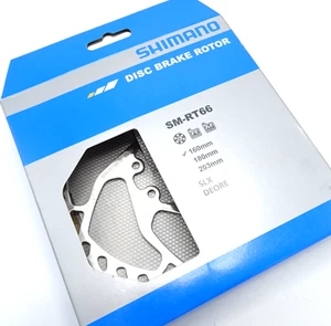 Shimano SM-RT66 SLX Deore MTB Bike 6-Bolt Disc Rotor 160mm New Ex-Shop SH-697-S6 - Picture 1 of 4