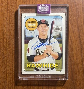 2025 Topps Archives Signature Series Daulton Varsho 2018 Heritage Auto /25 - Picture 1 of 3