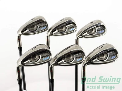 Juego de plancha Ping 2016 G 8-PW AW SW LW grafito damas izquierda punto rojo -1" Foto 1 de 4