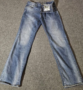 Pantalones de mezclilla para hombre American Eagle Outfitters 32x34 azules extremos flexibles rectos... - Imagen 1 de 8