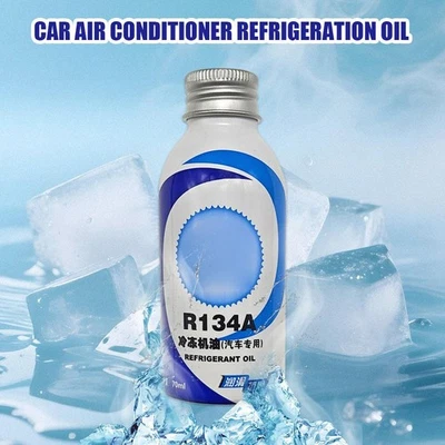 Auto A/C R134a Replacement Refrigerant 70g Compressor Oil Refrigeration ^uk| - Image 1 of 4