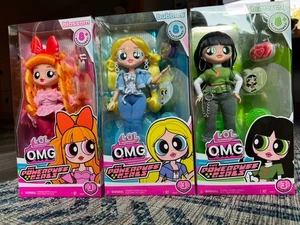 L.O.L. Surprise! OMG The Powerpuff Girls Doll Buttercup Blossom Bubbles Lot of 3 - Picture 1 of 18