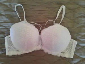 Spitzen BH Gr 100 C weiß neu ohne Etikett - Bild 1 von 4