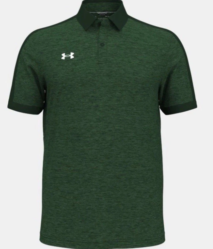 Camisa polo trofeo Under Armour para hombre talla Pequeño NUEVO 1376907-301 VERDE Foto 1 de 1