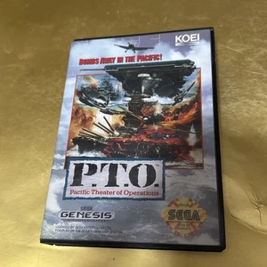 P.T.O. Pacific Theater of Operations (Sega Genesis, 1993) senza manuale - Foto 1 di 4