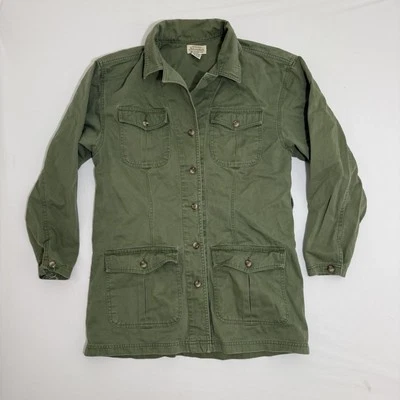 VTG St. John's Bay Womans Tall/Large Military Utility Field Jacket Long Sleeve - Image 1 of 4