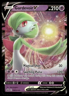 Pokemon TCG SWSH: Sword & Shield Promo Cards #SWSH105 Gardevoir V NM - Image 1 of 2
