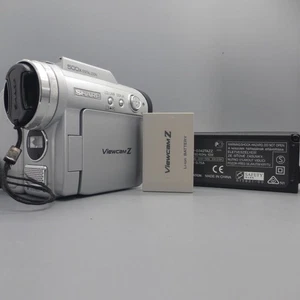 Sharp VL-Z8H Handheld MiniDV Camcorder Silver Tested Full Working Set - Picture 1 of 8