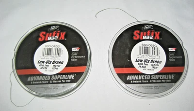 Línea de pesca verde de baja visibilidad Suffix 832 Braid Advanced Superline 150 yardas - seleccionar Foto 1 de 3