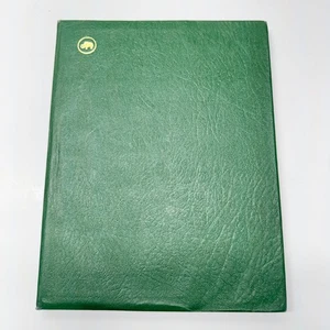 Green Berlin West Germany Stamp Book Album w/ Many Unhinged Stamps Black Pages - Picture 1 of 19
