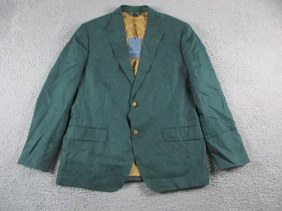 Blazer Bonobos Para Hombre Talla 44R Verde Guabello Libera Lino Abrigo Deportivo Negocios Foto 1 de 4