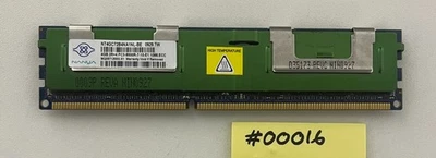 Servidor Nanya 4GB 2RX4 PC3-8500R DDR3-1066 ECC REG RAM NT4GC72B4NA1NL-BE Foto 1 de 2