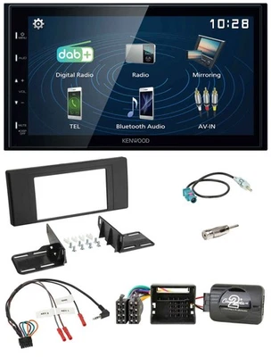Kenwood 2DIN Bluetooth Lenkrad USB DAB Autoradio für Land Rover Range Rover Vogu - Bild 1 von 4