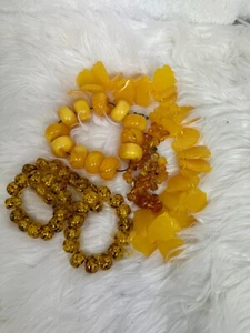 An Assortment of COPAL ( natural resin/amber) Beads - Picture 1 of 5