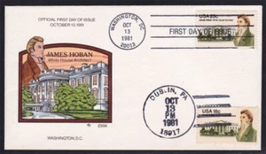 UNITED STATES SCOTT#1935-1936 USED ON COLLINS HAND PAINTED FIRST DAY COVER - Picture 1 of 1