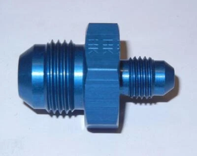 Aeroquip Passform -8 An -4 An Gerade Aluminium Blau Eloxiert FBM2049 - Bild 1 von 4