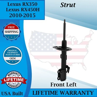 Monroe OEM Front Left Strut For 2010-2015 Lexus RX350/RX450H Lifetime Warranty - Image 1 of 4