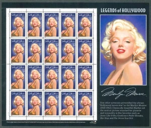 Scott #2967 32¢ Marilyn Monroe Mint Sheet MNH CV $16.50 - Picture 1 of 2