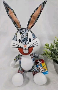 Looney Tunes Adesivo Bomb Bugs Bunny Peluche Figura Giocattolo 14” Nuovo con etichette - Foto 1 di 16