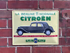 Metalowy znak Citroen 11CV - Traction Avant - Retro - do garażu, baru - prezent