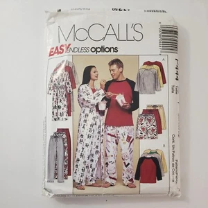 McCall's P444/ 3019 Easy Robe & Sleepwear Sewing Pattern Size S-M for Knits CUT - Picture 1 of 6