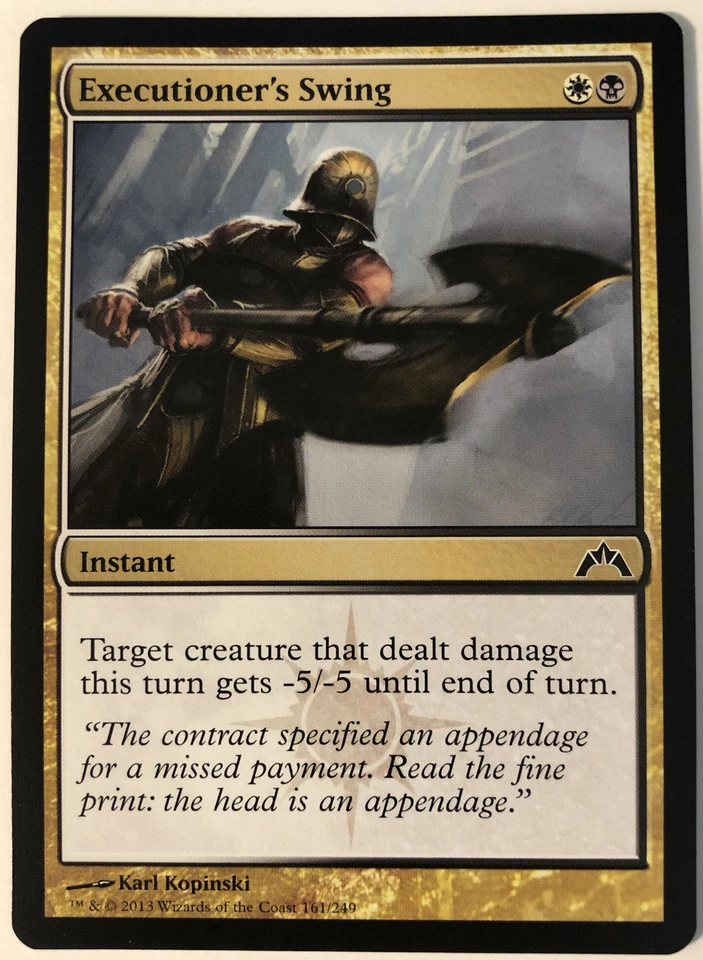 MTG Executioner's Swing Gatecrash 161 Regular Common - Image 1 of 1