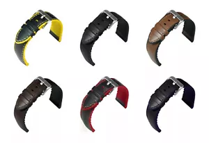Eutec Waterproof Watch Strap (170) - 6 Colors - 20 mm, 22 mm, 24 mm - Picture 1 of 6