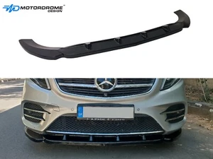 DIVISOR DELANTERO MERCEDES CLASE V AMG-LINE W447 (2014-2024) ABS NEGRO BRILLANTE - Imagen 1 de 5