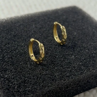 Star Small Hoop Earrings for Women Men Streetwear Unisex Earrings - Image 1 of 4