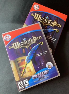 The Wizard's Pen & Mystery P.I.  ~ Two PC / Windows Video Games ~ Seek & Solve   - Image 1 of 4