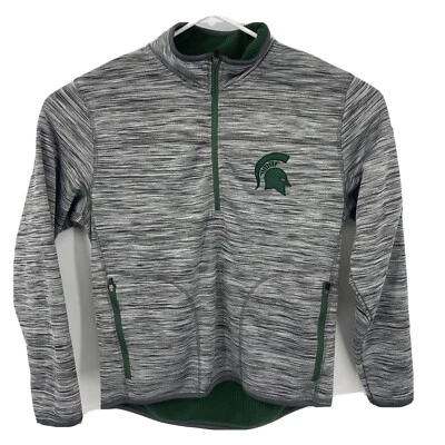 Pullover Michigan State Spartans GIII Sports de Carl Banks gris jaspeado talla L Foto 1 de 4
