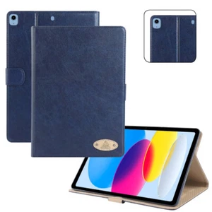 Leather iPad Case Smart Cover Pro 13/12.9/Air 11/10.9/10.2/9.7 Air2/Mini 6/5/4/3 - Picture 1 of 64