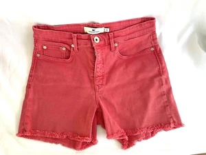 Vineyard Vines Cut Off Raw Hem 4”Inseam Mango Jean Shorts Sz28 Worn 1x EUC - Picture 1 of 8