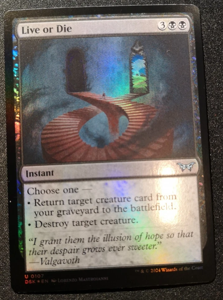 Live Or Die - Foil - DSK - MTG - EN - NM - 0107 - Image 1 of 1